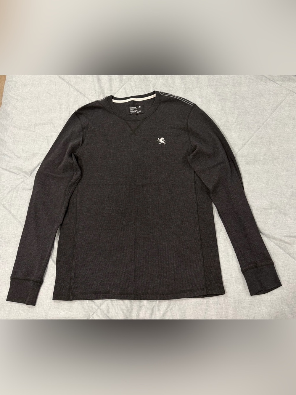 Express Men's Long-Sleeve Crew Neck Shirt